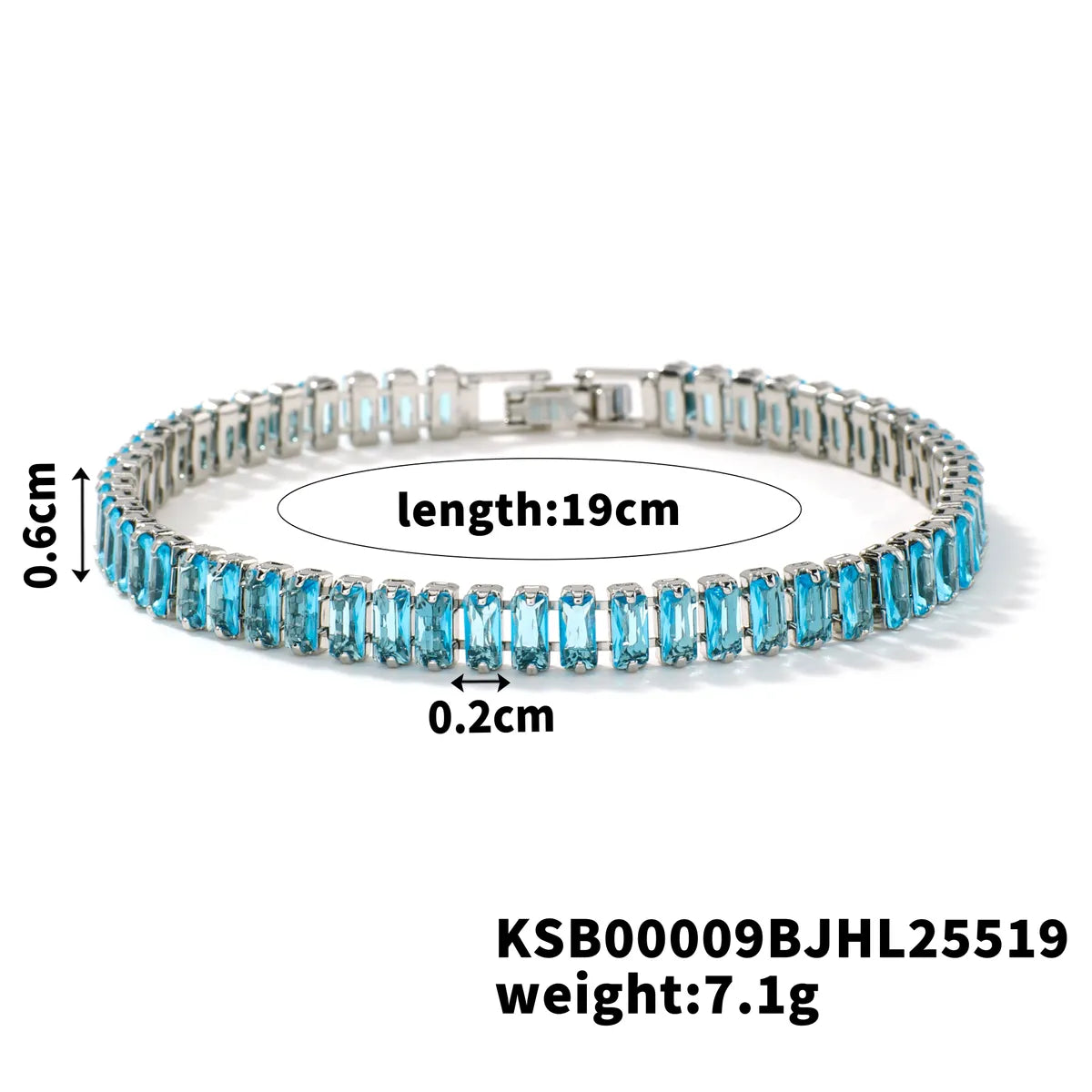 Copper K Gold Plated Rhodium Plated Inlay Lattice Zircon Bracelets