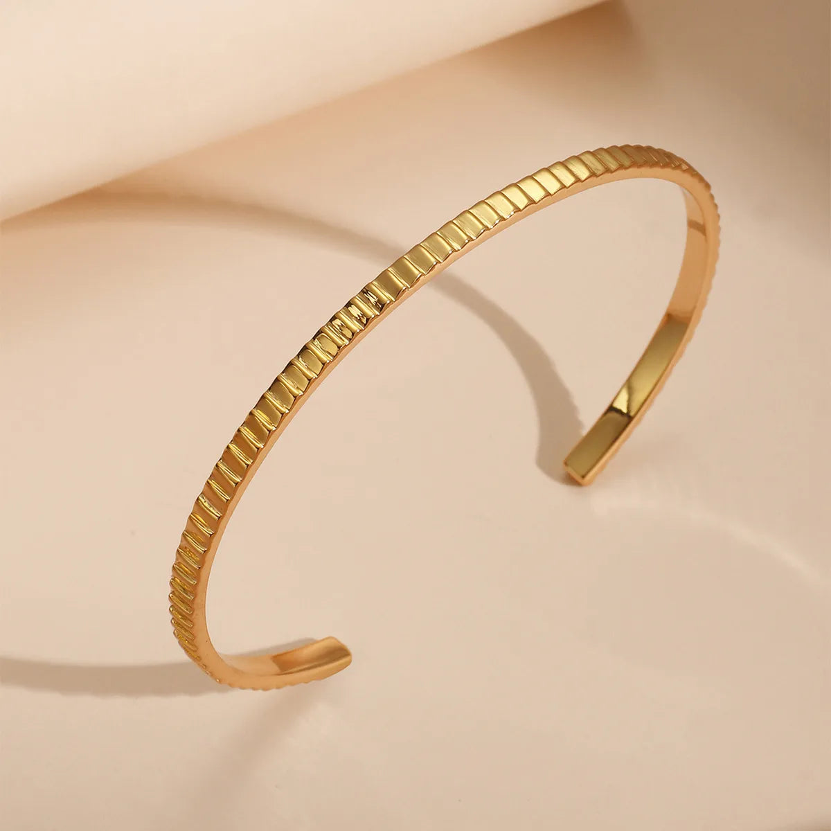 Copper Plating Solid Color Bangle