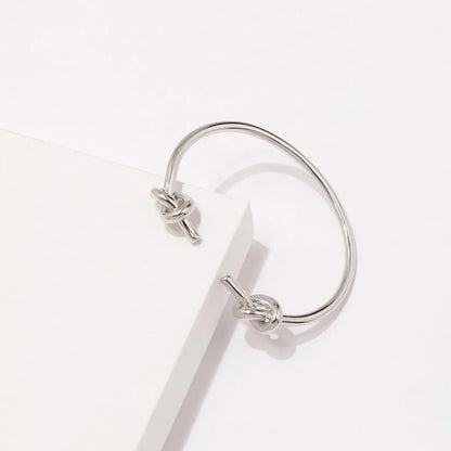 Copper Simple Style Classic Style Bow Knot Knot Bangle