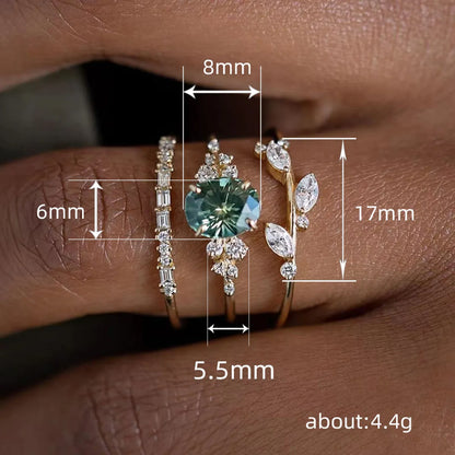 Copper Simple Style Classic Style Inlay Flower Zircon Rings