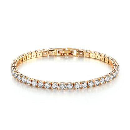 Copper Simple Style Classic Style Inlay Solid Color Zircon Bracelets