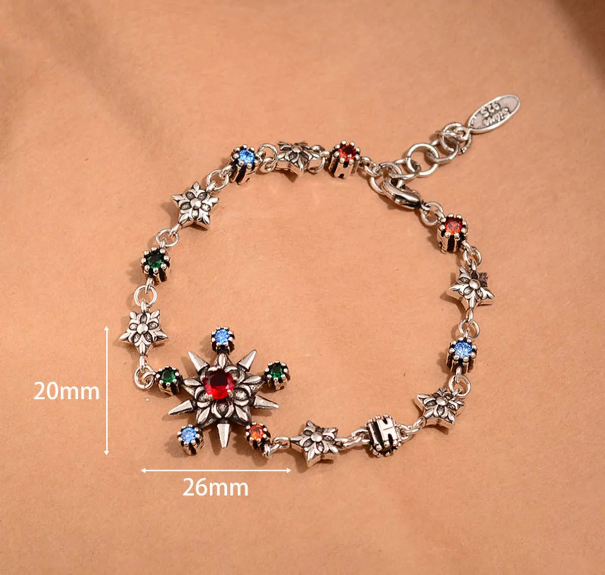 Copper Simple Style Classic Style Plating Color Block Rhinestones Bracelets