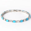 Copper Simple Style Inlay Round Zircon Bracelets