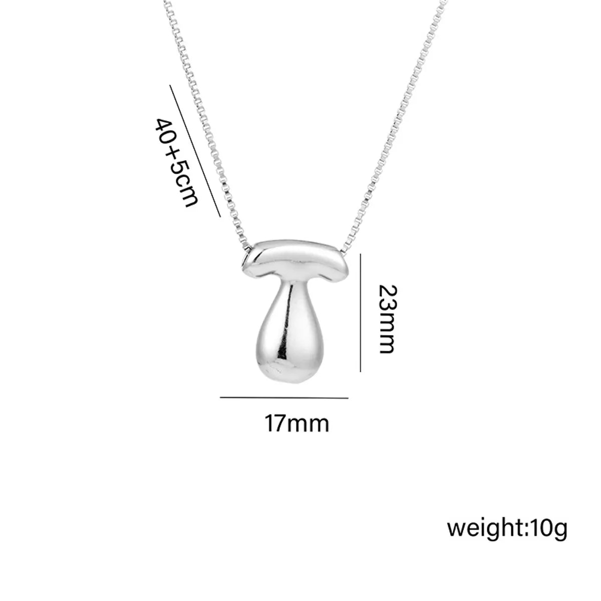 Copper White Gold Plated Basic Plating Letter Pendant Necklace