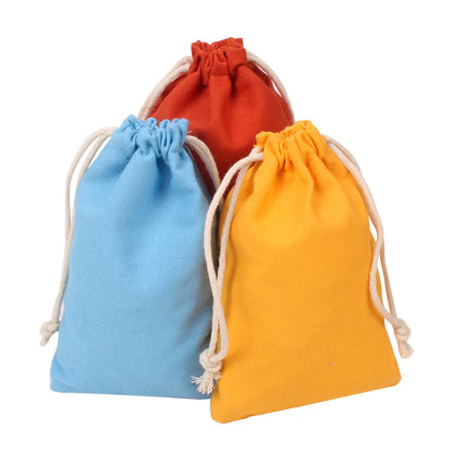 Cotton Printing Drawstring Packaging Storage Bag