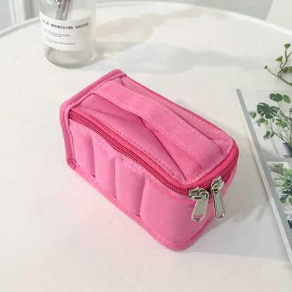 Cotton Sub-Packing Storage Bag Convenient Ethnic Style Cosmetic Bag Portable Dotrey Essence Oil Bag Moisture-Proof Travel Red Bag