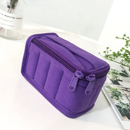 Cotton Sub-Packing Storage Bag Convenient Ethnic Style Cosmetic Bag Portable Dotrey Essence Oil Bag Moisture-Proof Travel Red Bag