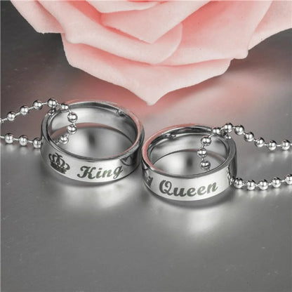 Couple Crown Hot New  Stainless Steel Necklace Tp190418118120