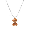 Cute Bear Alloy Plating Couple Necklace