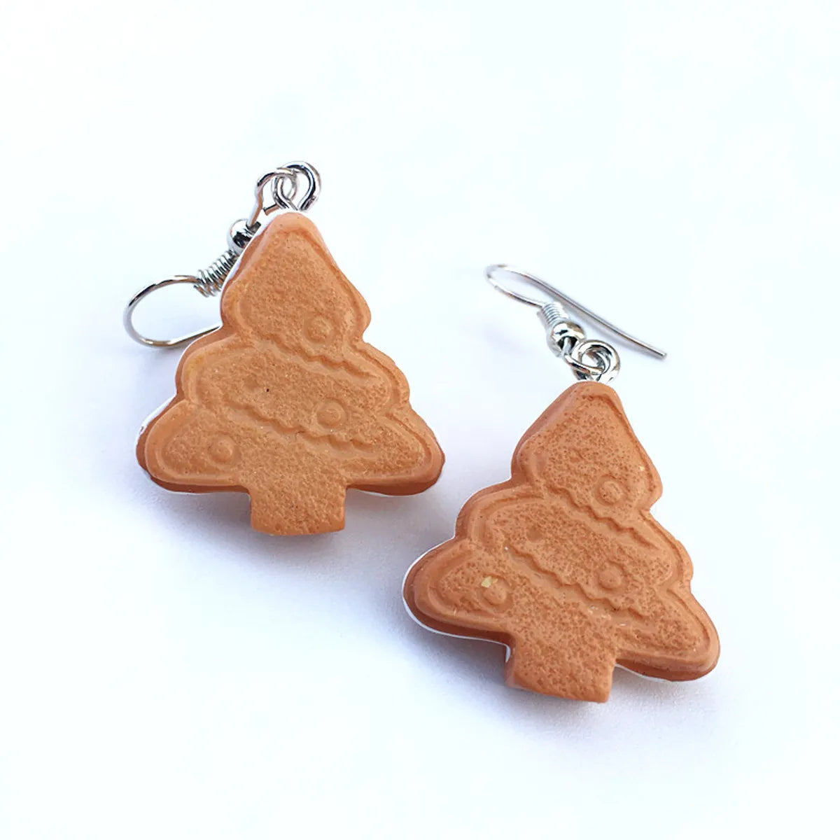 Cream Sandwich Biscuits Creative Bear Gingerbread Man Earrings