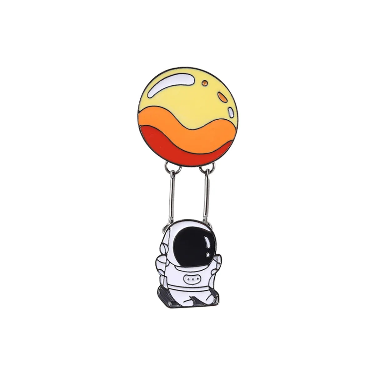 Creative Cartoon Aerospace Series Astronaut Planet Alloy Brooch