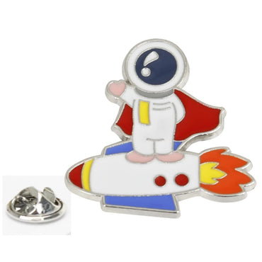 Creative Cute Cartoon Series Astronaut Alloy Brooch Badge