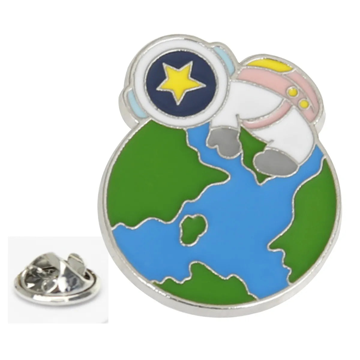 Creative Cute Cartoon Series Astronaut Alloy Brooch Badge