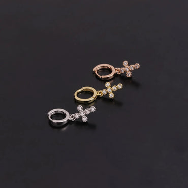 Creative Fashion Flower Piercing Earrings