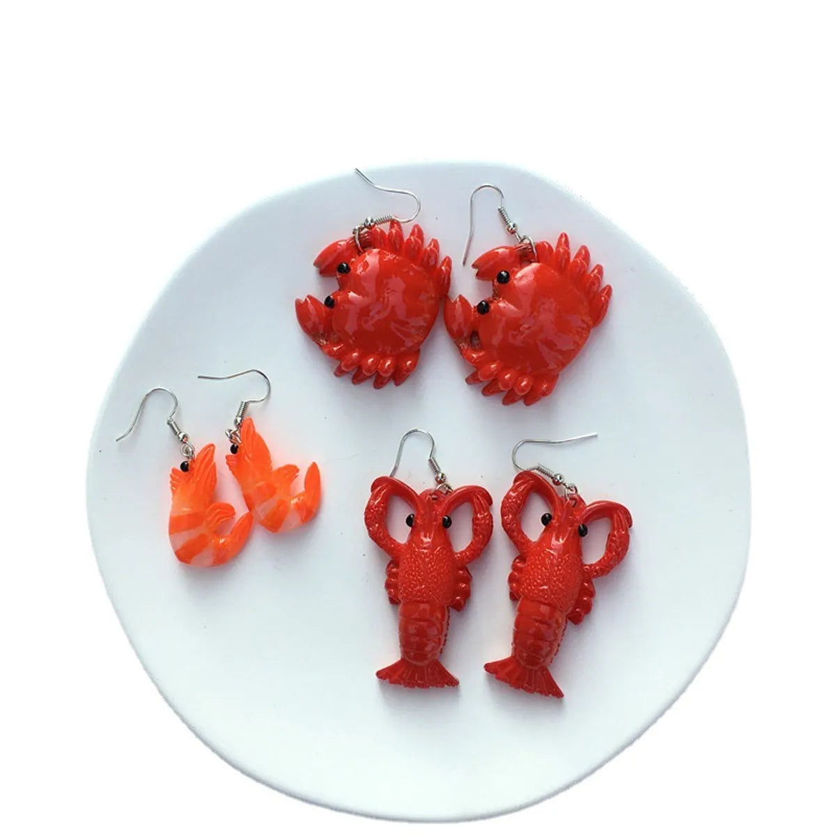 Creative Fashion Simulation Stewed Spare Ribs Chicken Wings Resin Drop Earrings