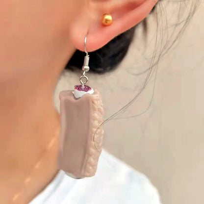 Creative Fashion Simulation Stewed Spare Ribs Chicken Wings Resin Drop Earrings