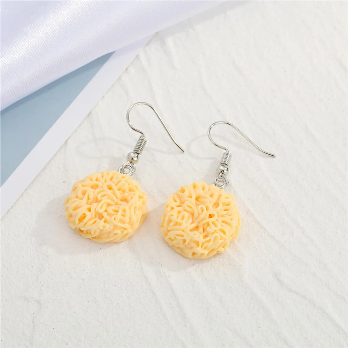 Creative Funny Simulation Instant Noodle Earrings