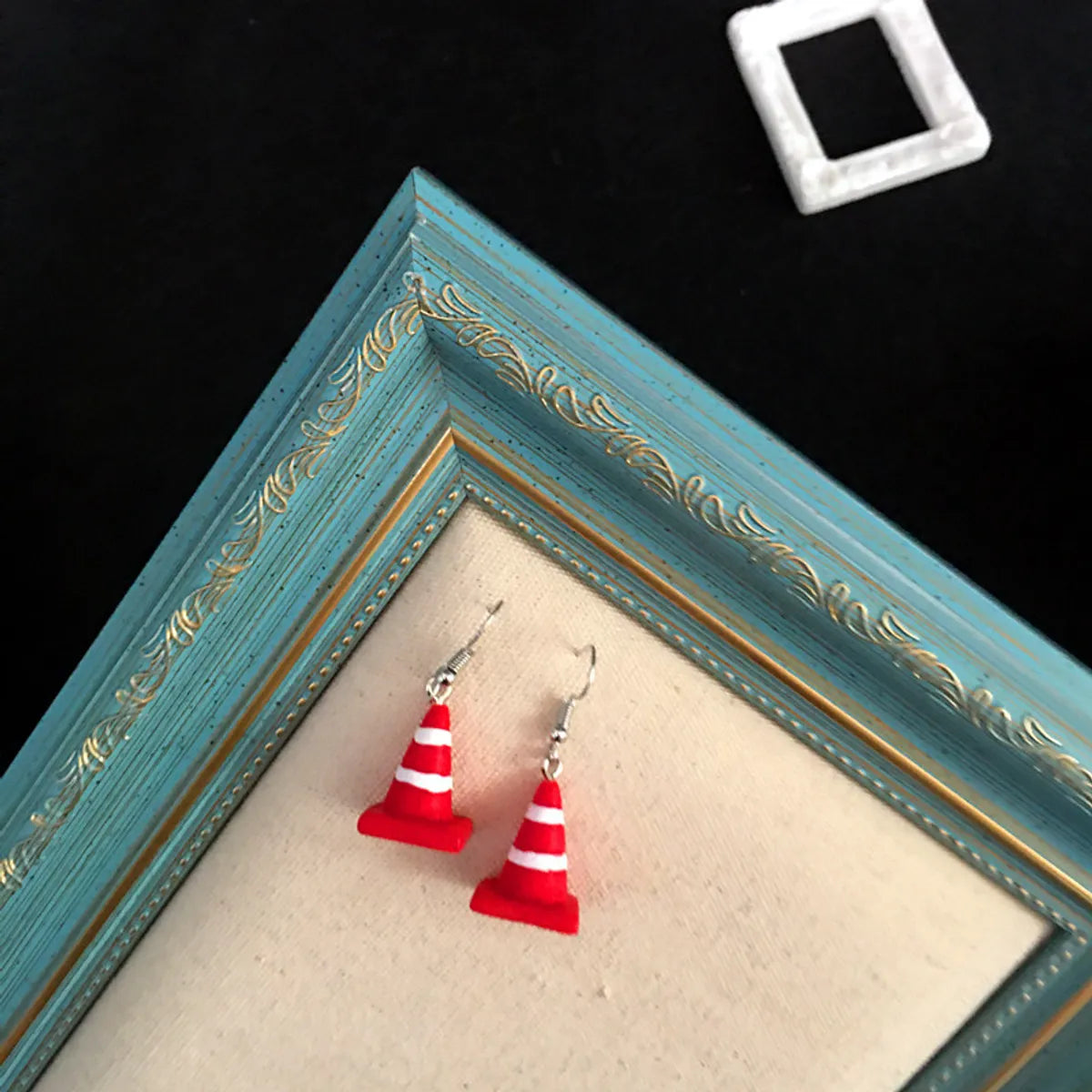 Creative Mini Road Cone Funny Interesting Ear Clips Wholesale