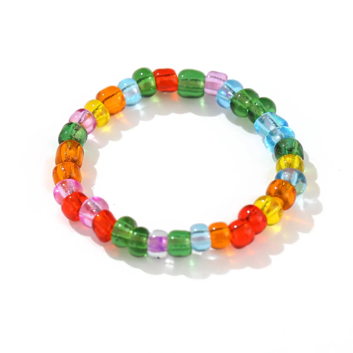 Creative New Elastic Crystal Bead Ring