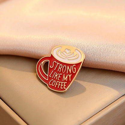 Simple Style Cup Alloy Plating No Inlaid Women'S Brooches