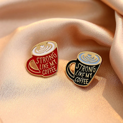 Simple Style Cup Alloy Plating No Inlaid Women'S Brooches