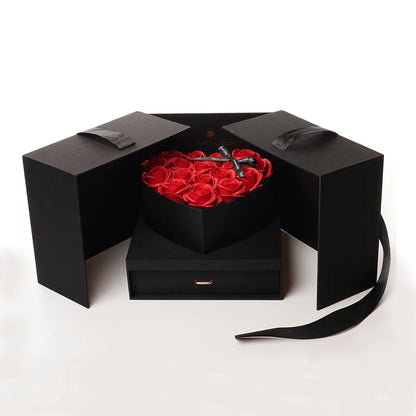 Creative Romantic Rose Double Door Soap Flower Gift Box