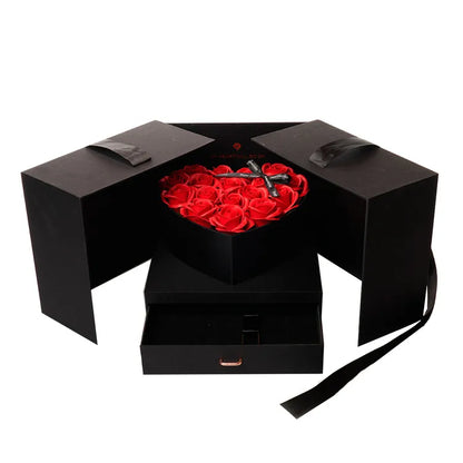 Creative Romantic Rose Double Door Soap Flower Gift Box