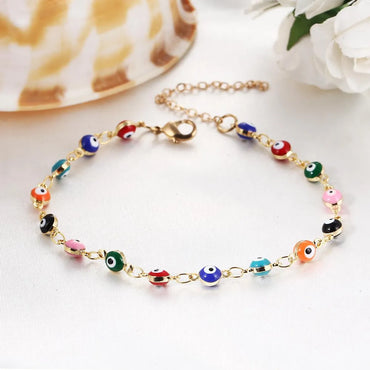 Creative Vintage Boho Eye Color Bracelet Nhpj128295