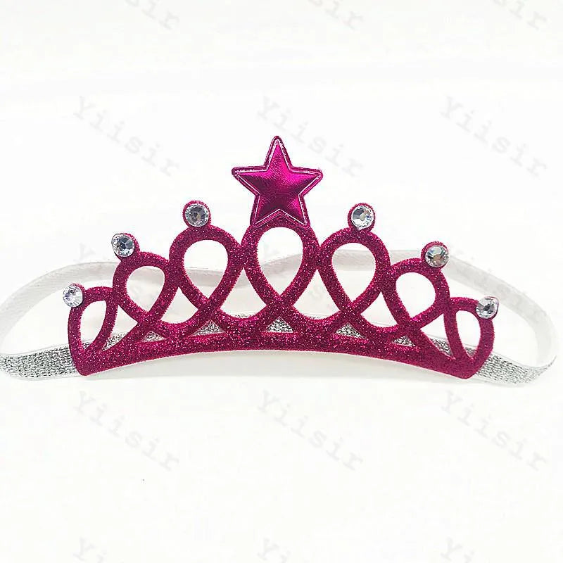 Baby Hair Band Crown  Children'S Hair Accessories Baby Hair Band Girl'S Headdress 100 Days Full Moon Birthday