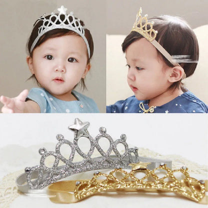 Baby Hair Band Crown  Children'S Hair Accessories Baby Hair Band Girl'S Headdress 100 Days Full Moon Birthday