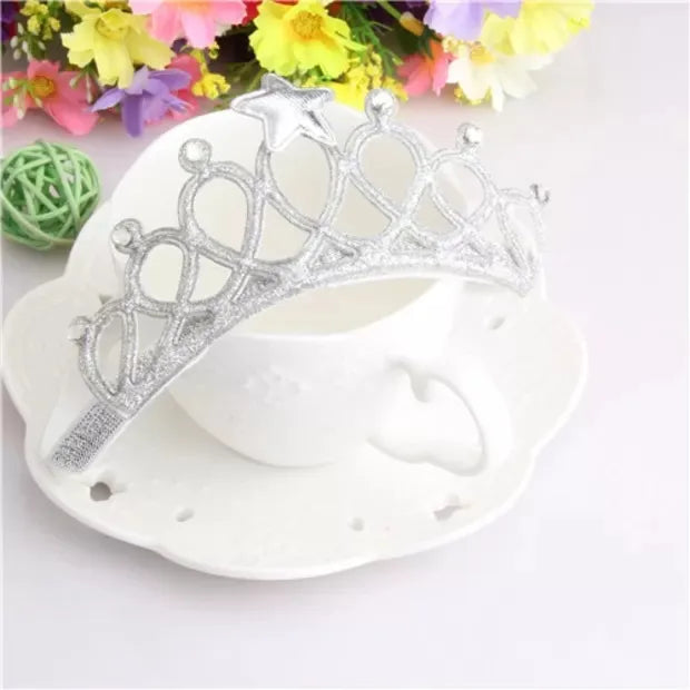 Baby Hair Band Crown  Children'S Hair Accessories Baby Hair Band Girl'S Headdress 100 Days Full Moon Birthday