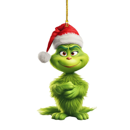 Cross-Border Christmas Cartoon Grinch Creative Pendant Christmas Tree Decorations