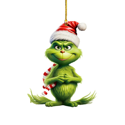 Cross-Border Christmas Cartoon Grinch Creative Pendant Christmas Tree Decorations