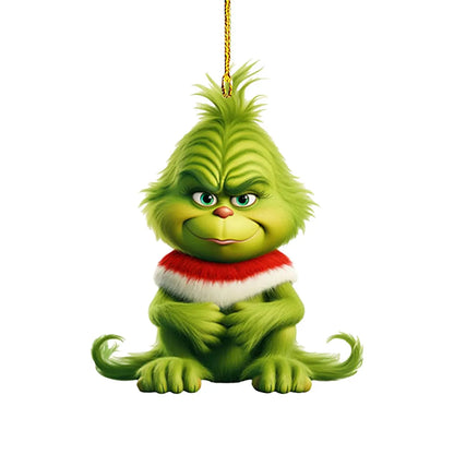 Cross-Border Christmas Cartoon Grinch Creative Pendant Christmas Tree Decorations