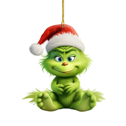 Cross-Border Christmas Cartoon Grinch Creative Pendant Christmas Tree Decorations