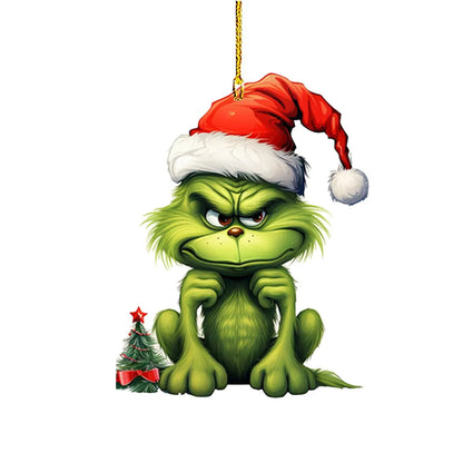 Cross-Border Christmas Cartoon Grinch Creative Pendant Christmas Tree Decorations