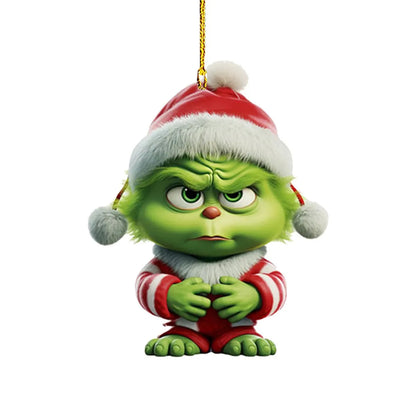 Cross-Border Christmas Cartoon Grinch Creative Pendant Christmas Tree Decorations