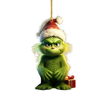 Cross-Border Christmas Cartoon Grinch Creative Pendant Christmas Tree Decorations