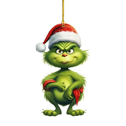 Cross-Border Christmas Cartoon Grinch Creative Pendant Christmas Tree Decorations