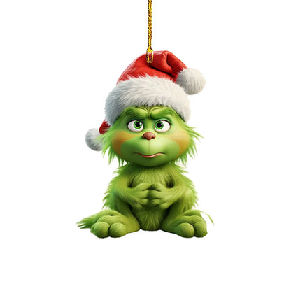 Cross-Border Christmas Cartoon Grinch Creative Pendant Christmas Tree Decorations