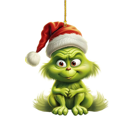 Cross-Border Christmas Cartoon Grinch Creative Pendant Christmas Tree Decorations