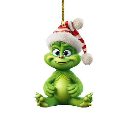 Cross-Border Christmas Cartoon Grinch Creative Pendant Christmas Tree Decorations