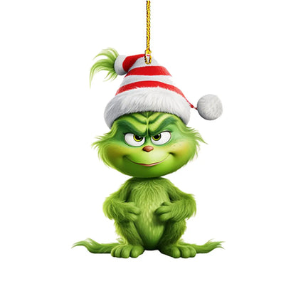 Cross-Border Christmas Cartoon Grinch Creative Pendant Christmas Tree Decorations