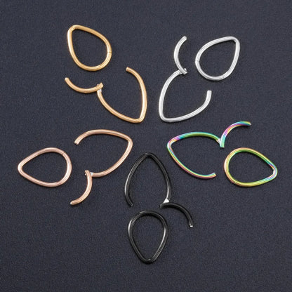 Simple Style Solid Color Copper Nose Studs