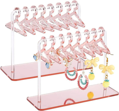 Hanging Personalized Earring Holder Acrylic Costume Frame Earrings Storage Display Rack