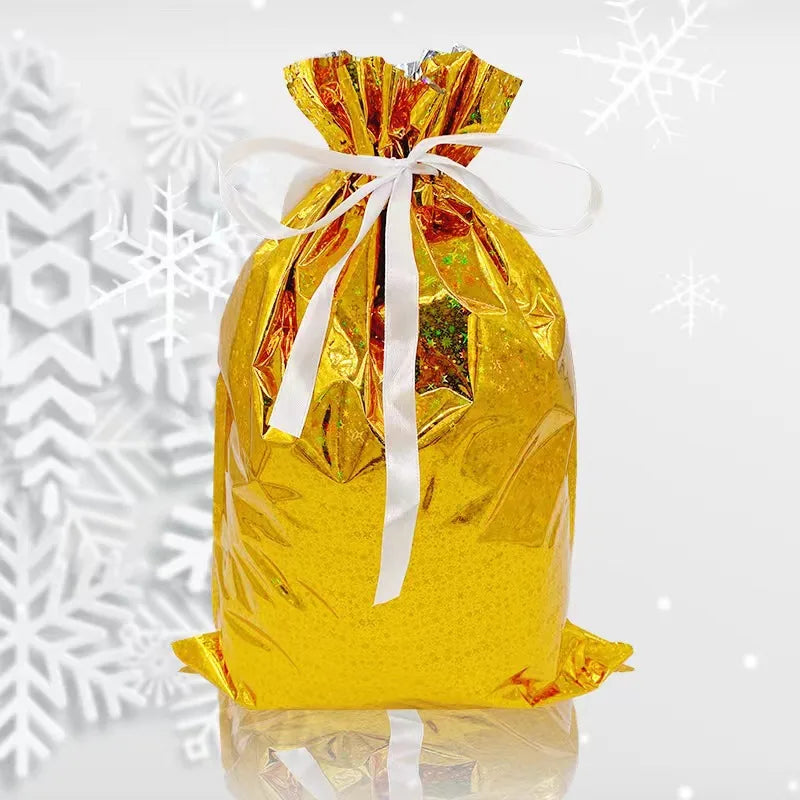 New Christmas Halloween Gift Bag Santa Claus Drawstring Bags Candy Packaging Bag Gift Bag