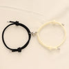 New Hand-In-Hand Suction Hand Rope Hand Rope Men And Women Wishing Stone Love Magnet Couple Bracelet Pair