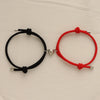 New Hand-In-Hand Suction Hand Rope Hand Rope Men And Women Wishing Stone Love Magnet Couple Bracelet Pair