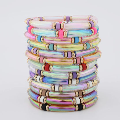 Retro Round Metal Beaded Women's Bracelets