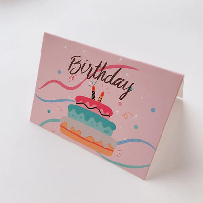 Sweet Lettering Birthday Party Paper Bronzing Cards